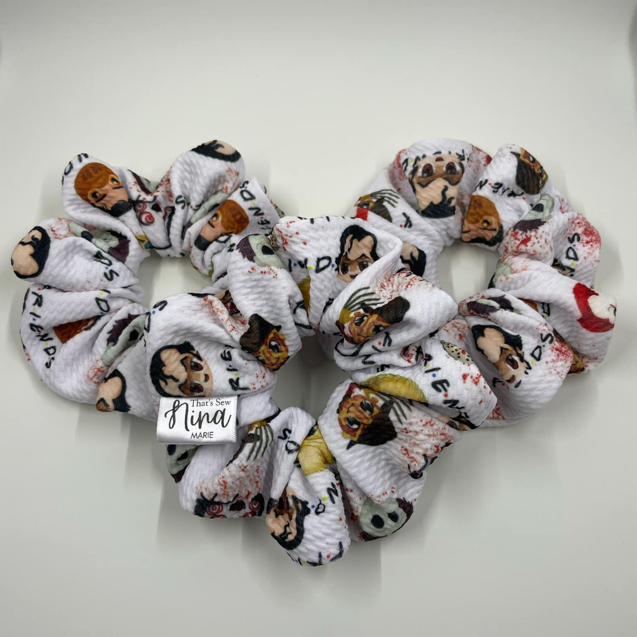 Nina Marie Scrunchies+ - Wholesale Scrunchie - Women's - THE HORROR FRIENDS HAIR SCRUNCHIE1