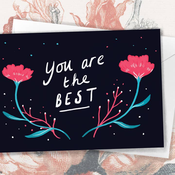 Emmeline Illustration - Wholesale Everyday Greeting Card - You Are The Best Greeting Card