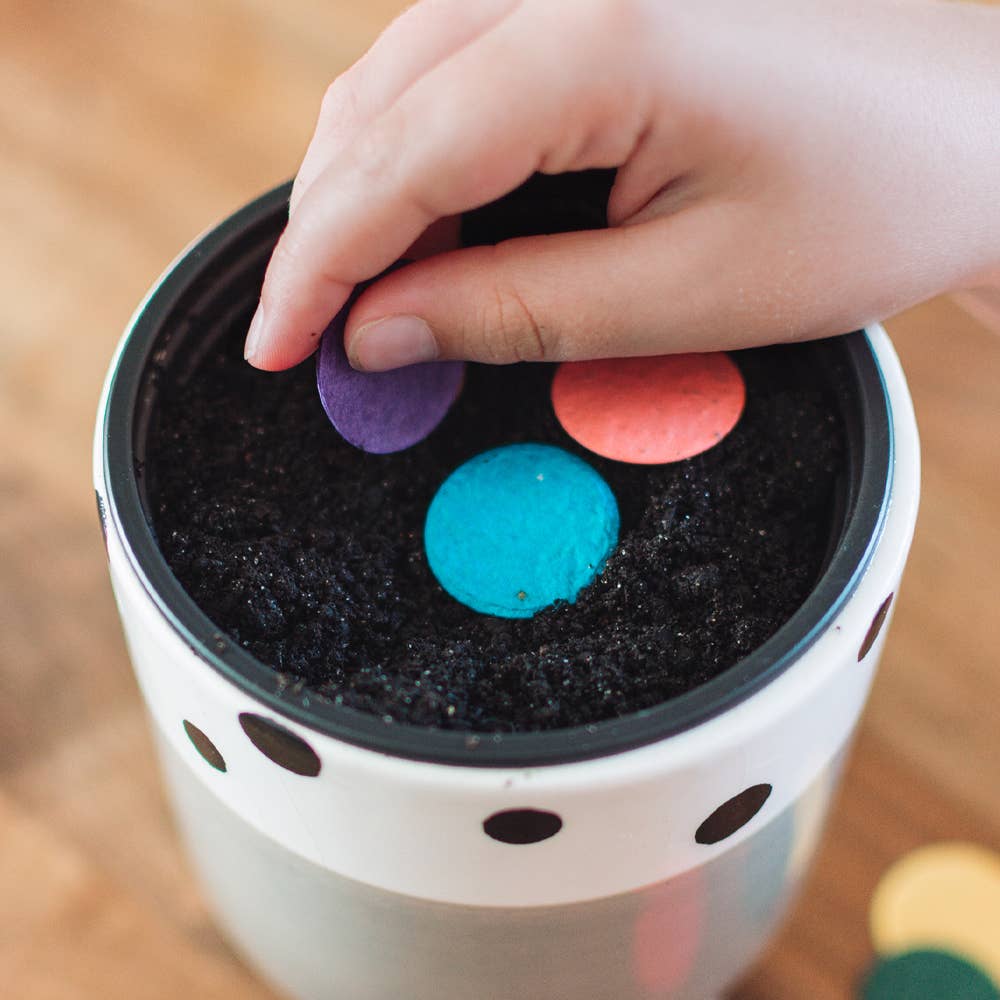 VIERUNDFÜNFZIG - Wholesale Postcard - Postcard Seed Confetti ABC Smiley3