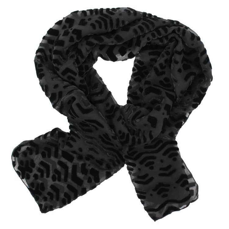 Dana Herbert - Wholesale Scarf - Women's - Burnout Velvet Scarf6