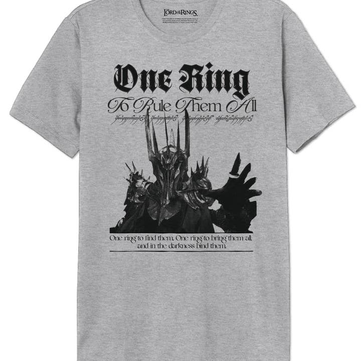 T-shirt Le Seigneur des Anneaux - black Sauron pour la vente par COTTON DIVISION