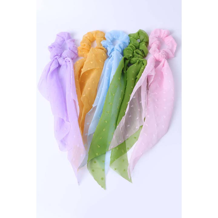 Amerikan Basics - Wholesale Scrunchie - Women's - Spring Long Fancy Scrunchie
