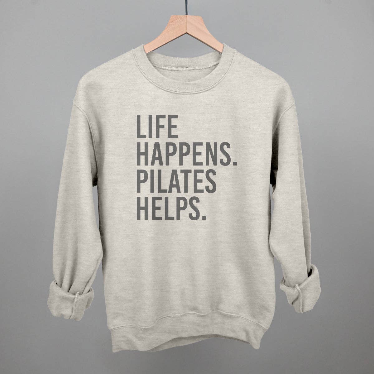Ivy + Cloth - Wholesale Screen Printed T-Shirt - Women's - Life Happens Pilates Helps5