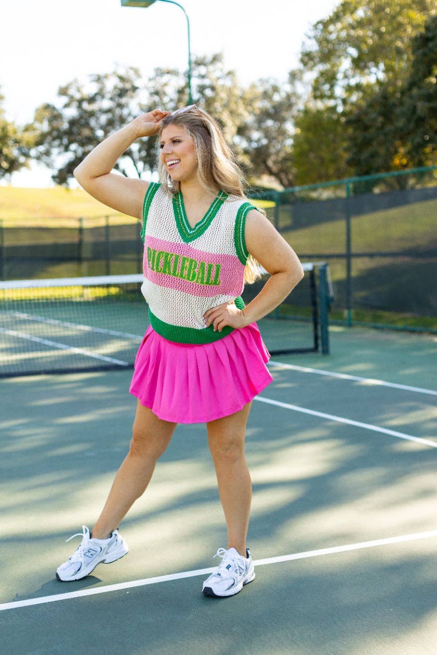 Multi Pickle-ball Sweater Vest for wholesale on Faire12