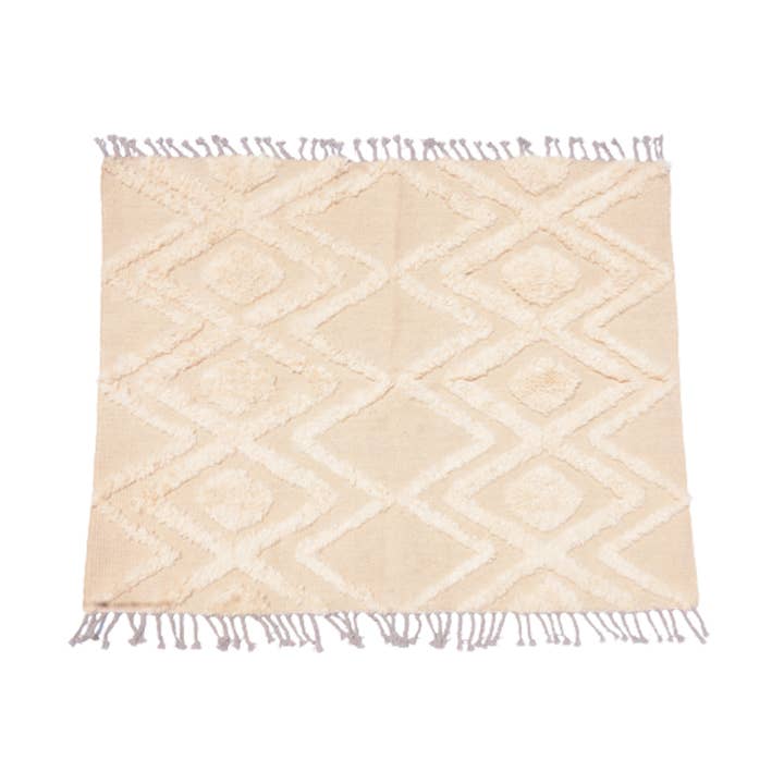 Berber Almond Fluffy Soft Kilim Tæppe for engroshandel hos Fybernots