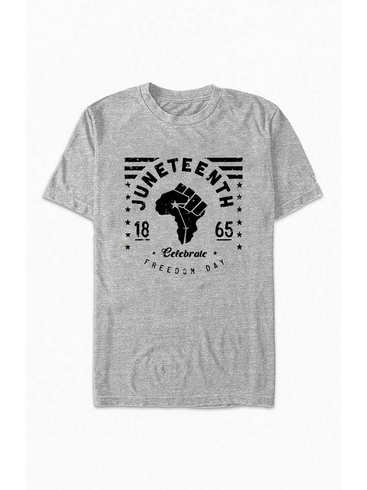 Polar bee - Wholesale Screen Printed T-Shirt - Men's - DOM-L4315 JUNETEENTH GRAPHIC MENS TEE2
