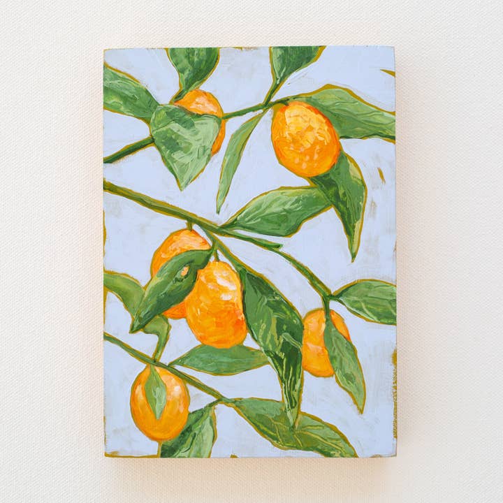 Kumquats 5 x 7 for wholesale by Lucy Reiser Fine Art