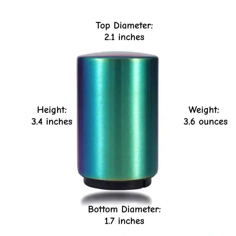 Otterware – wholesale Flask-/vinöppnare – Automatisk tryck-ner kapsylöppnare (rostfritt stål)3