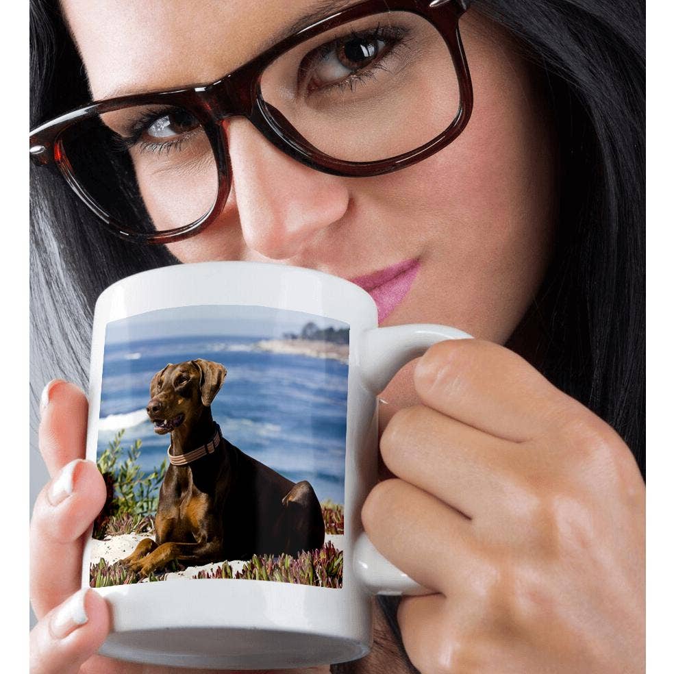 3dRose – Engroshandel Kaffekrus – 3dRose, En Doberman Pinscher hund - US05 ZMU0368 - Zandria Muench Beraldo, Krus9