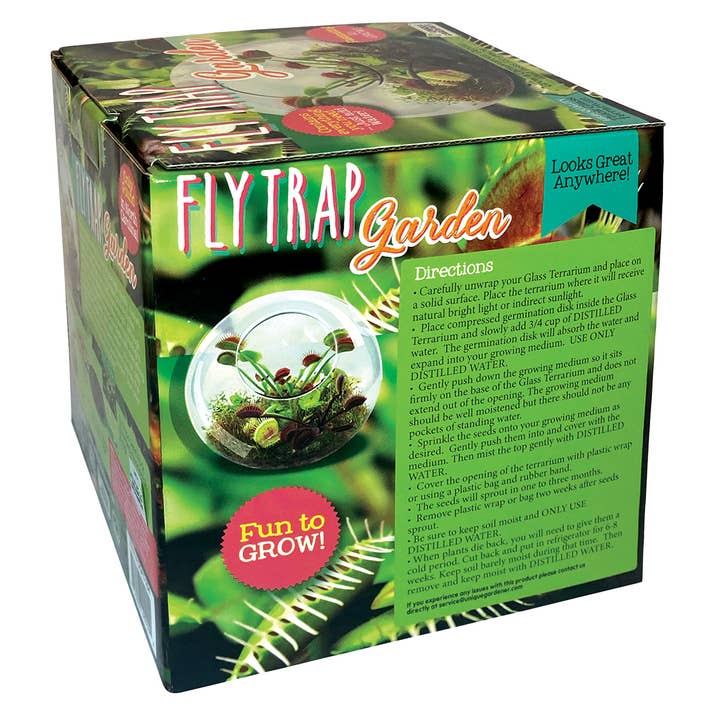 Silver Circle Products - Vente Terrariums - Kit de graines pour terrarium en verre Flytraps3