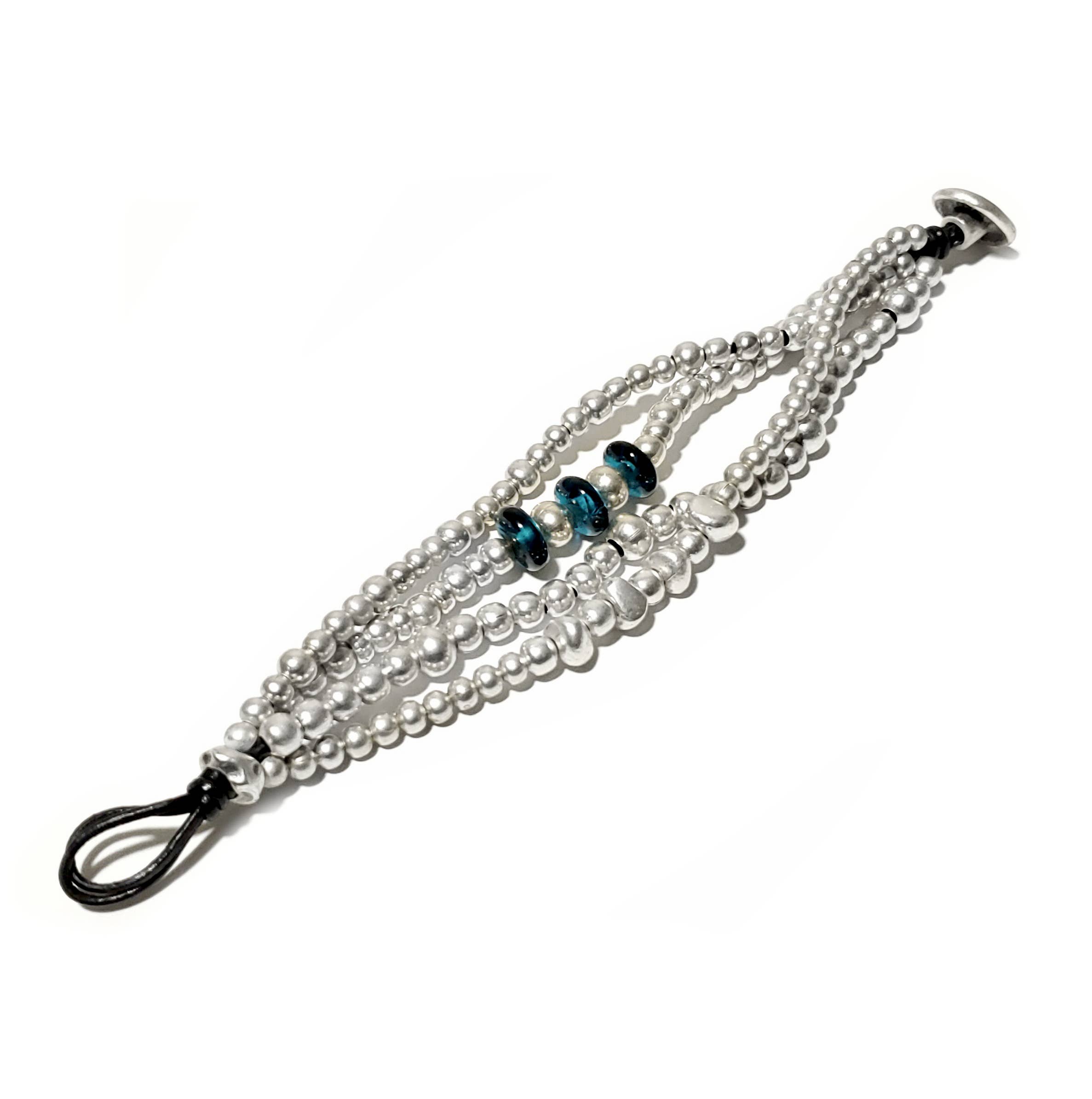 The Ancient Bazaar Jewelry & Accessories - Wholesale Charm/Dangle Bracelet - Item # ZBL-062 - Pewter Bracelet1