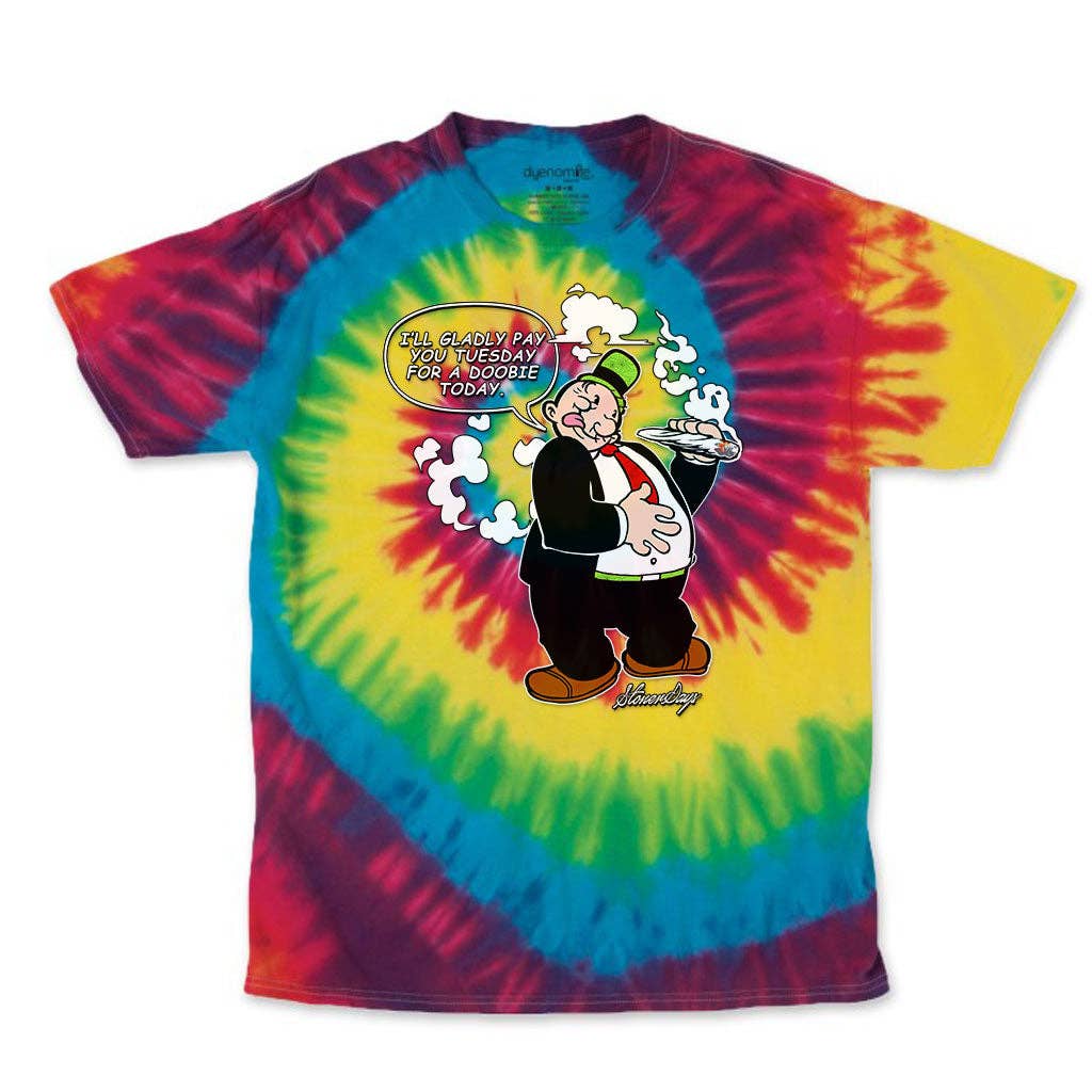 StonerDays Apparel – wholesale T-shirt (graphic) – unisex – Tuesday Tie dye0