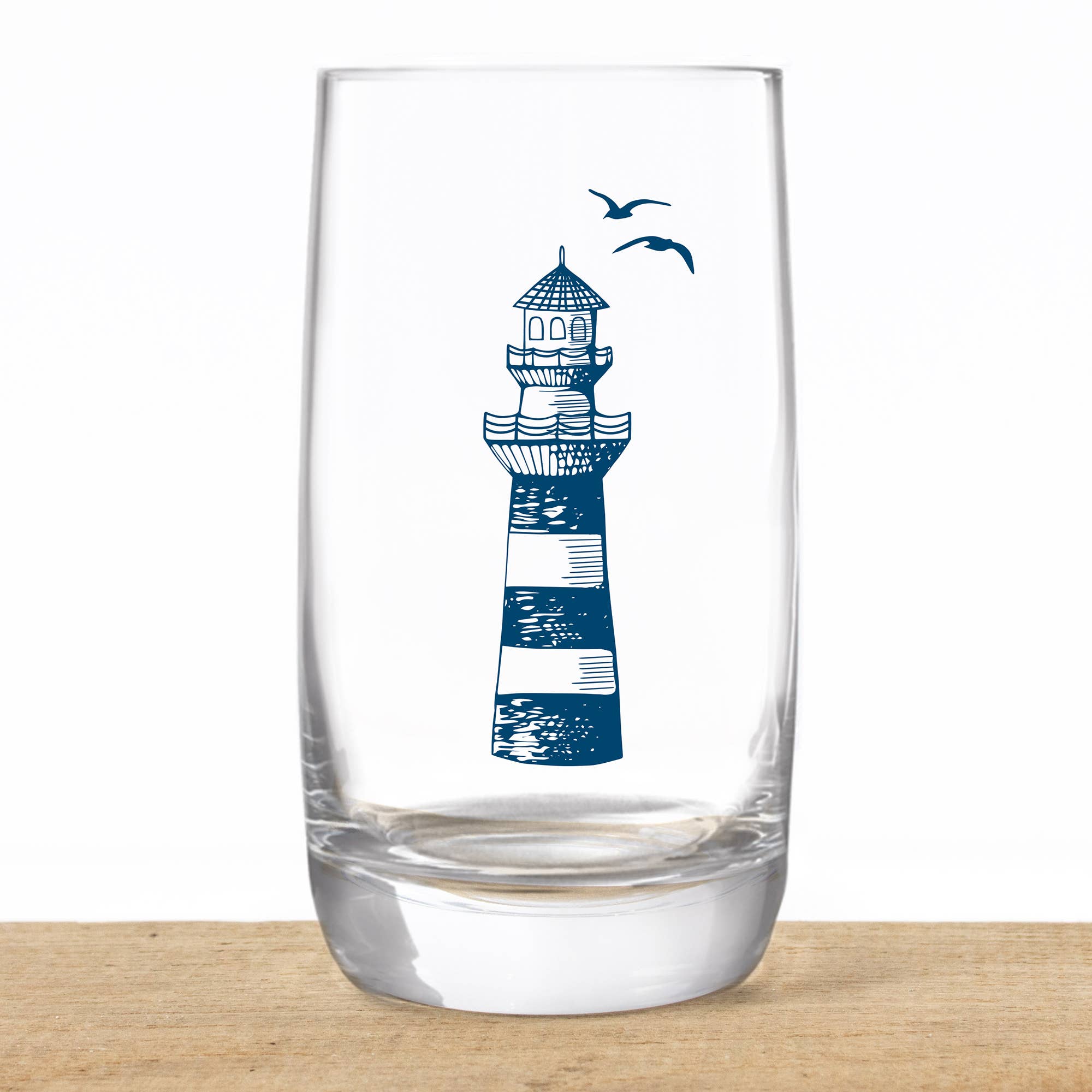 Bow & Hummingbird - Wholesale Cocktail/Liquor Glass - Crystal glass, long drink glass "Lighthouse" made in EU0