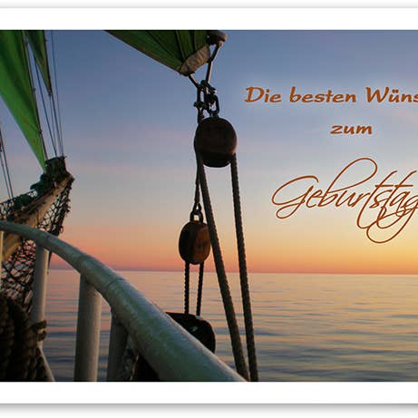 Verjaardag/Wenskaart/Maritim/519328 voor wholesale door Yabué