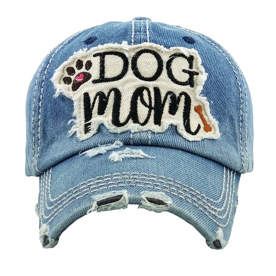 SOPHIA WHOLESALE - Wholesale Baseball Cap - Women's - DOG MOM Washed Vintage Ball Cap4