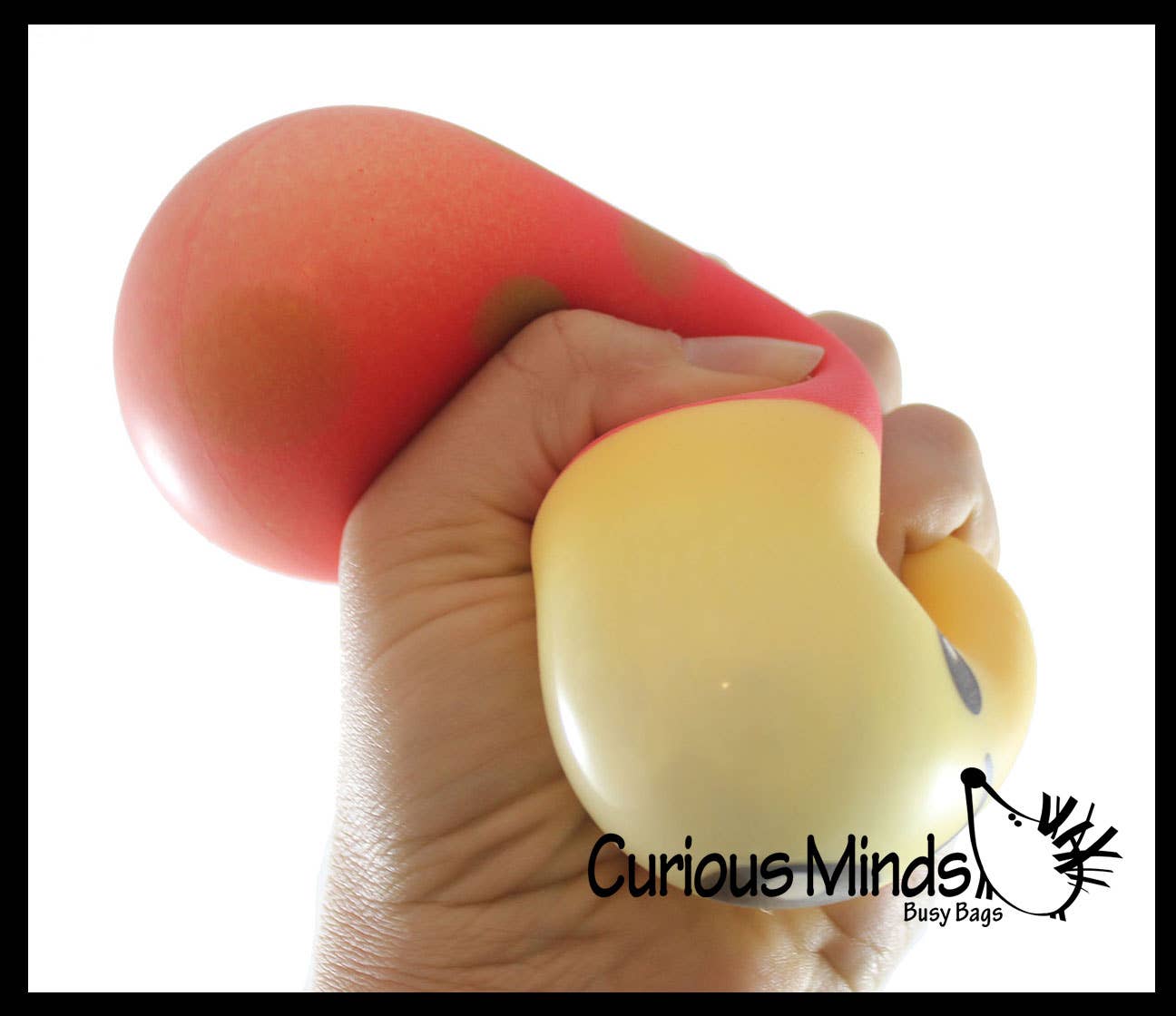 Curious Minds Toys - Wholesale Squishy Toy - Kids & Baby - 1 Mushroom Squishy Squeeze Stress Ball Soft Doh Filling - Li7