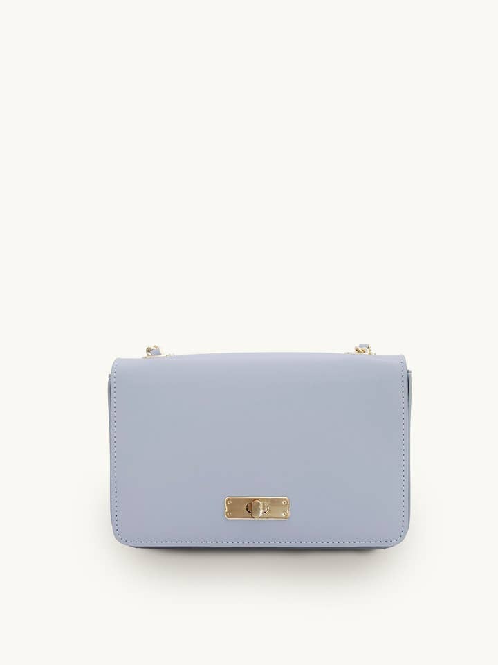 The Grace Sky Leather Bag for wholesale by Apatchy London