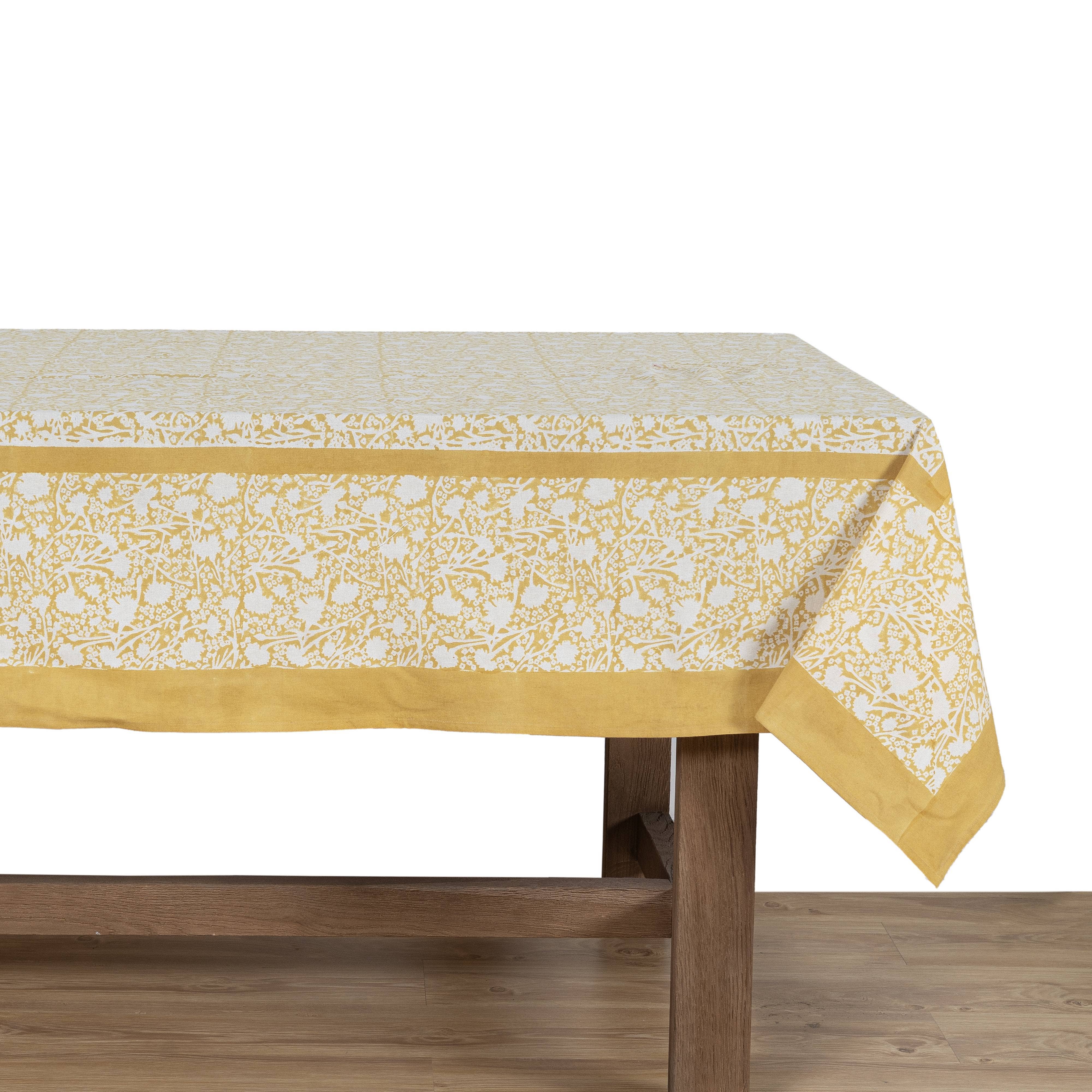 Caravan Home - Wholesale Tablecloth - Meadows Dijon Tablecloth1