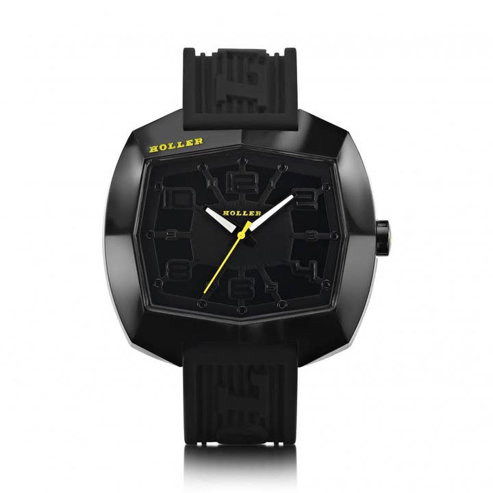 Relógio Preto sobre Preto De Lite HLW2452-5 por atacado de Holler