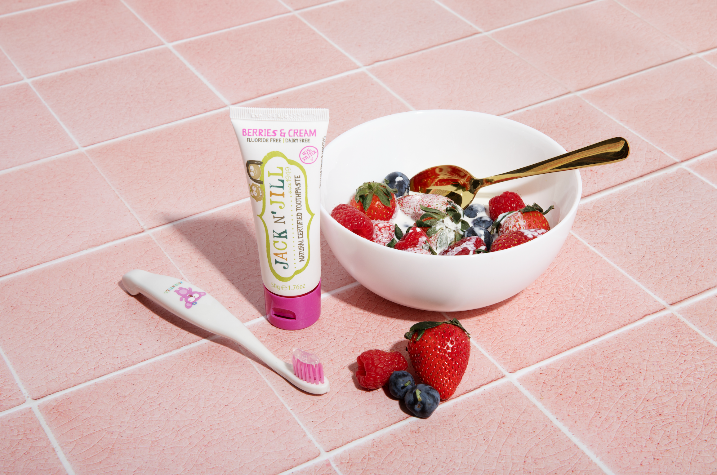 Jack N' Jill Kids - Wholesale Toothpaste - Jack N' Jill Natural Certified Toothpaste Berries & Cream 503