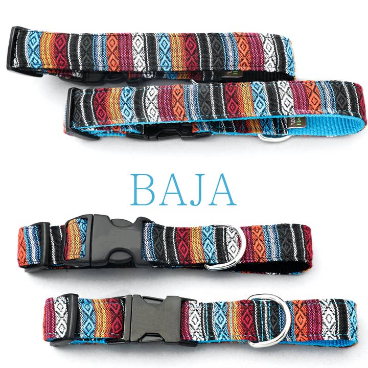 Baja Sarape Couverture de plage Collier pour chien pour la vente par Mimi Green