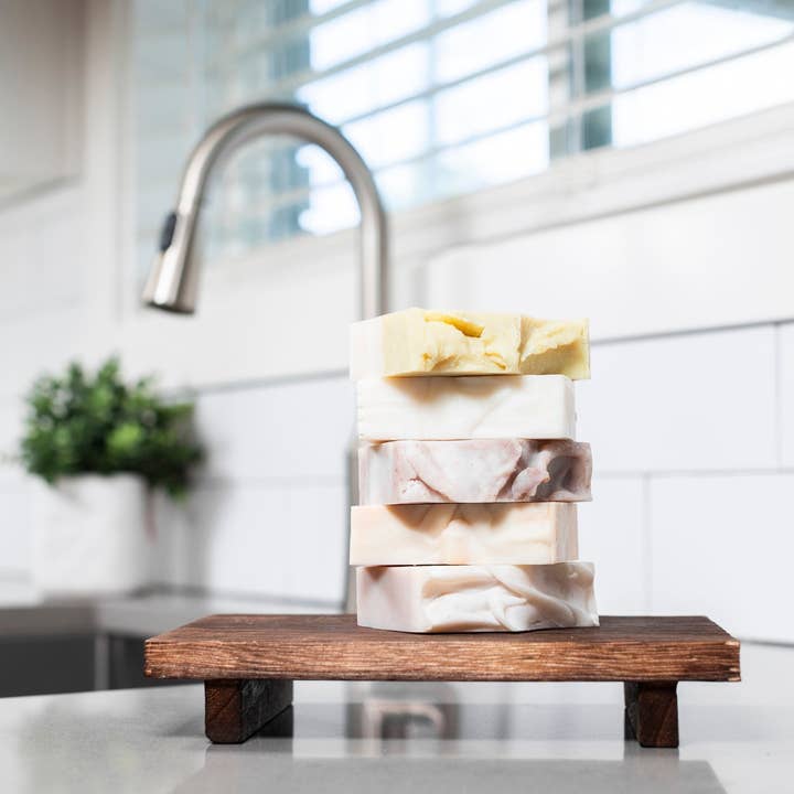 GLOW Lather + Wick - Wholesale Bar Soap - Tallow+Goat Milk Soap-Lavender4