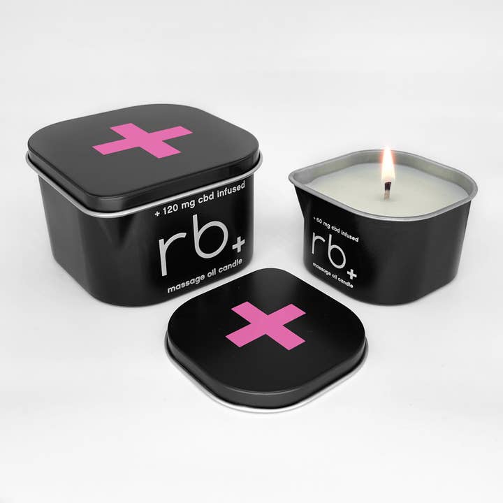 rb+ rose/salvie massage stearinlys for engroshandel hos errbshop