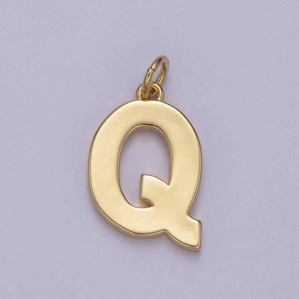 Aim Eternal – wholesale Individual charm/pendant – 14k Gold Filled Minimalist Font Initial Letters Pendant Charm Wholesale Jewelry Supply A-703-A-71516