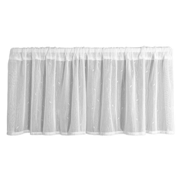 Heritage Lace - Wholesale Curtain - Prairie 60x16 White Ivory Lace Curtain Valance