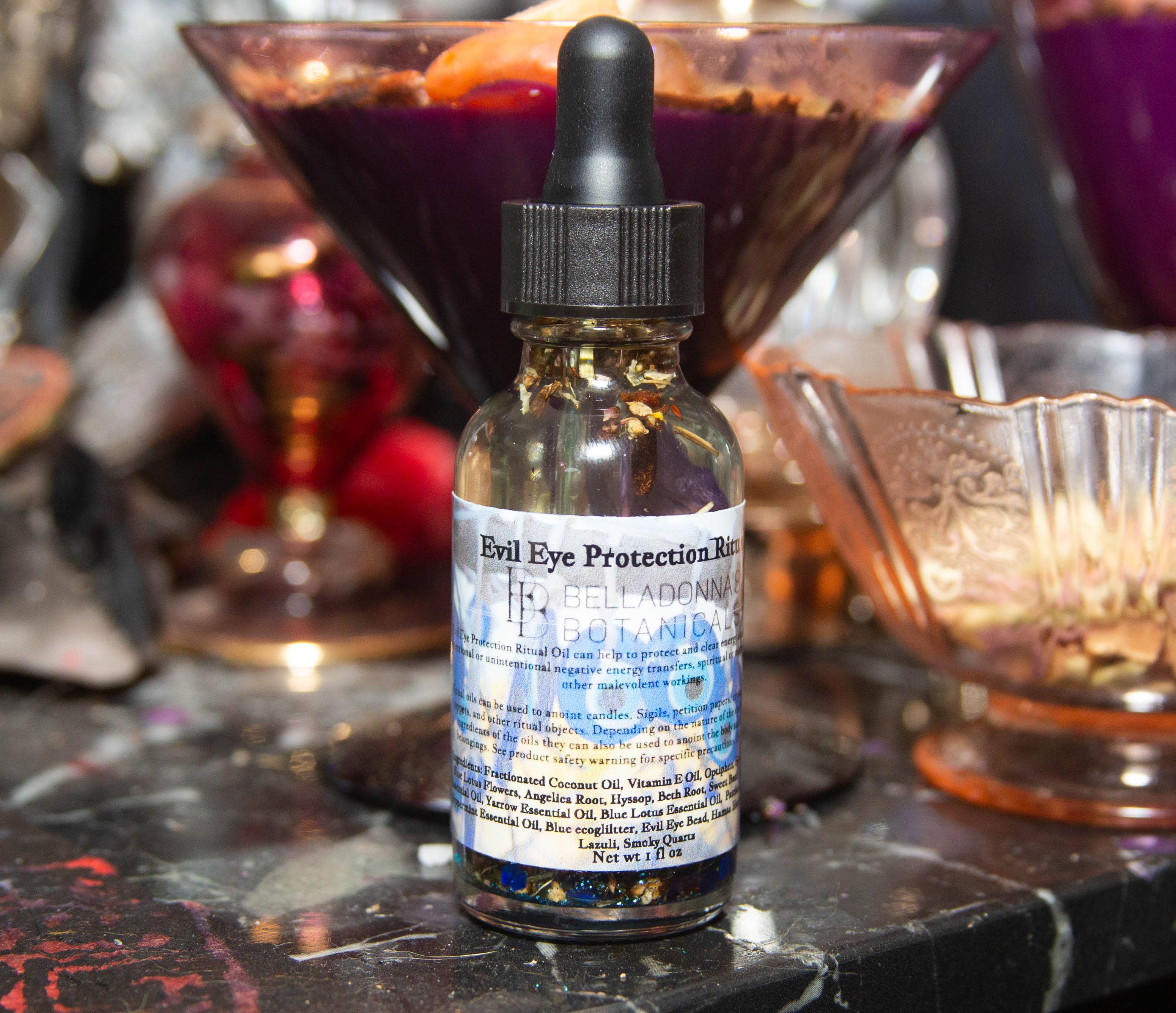 Belladonnas Botanicals - Wholesale Meditation Supplies - Evil Eye Protection Ritual Oil