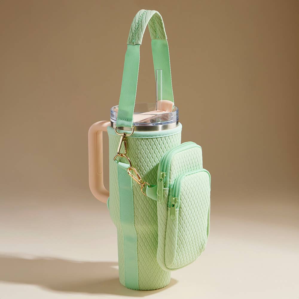 Sensibling Corp. – wholesale Crossbody bag – Women's – 40oz Tumbler Bottle Scuba Bag2