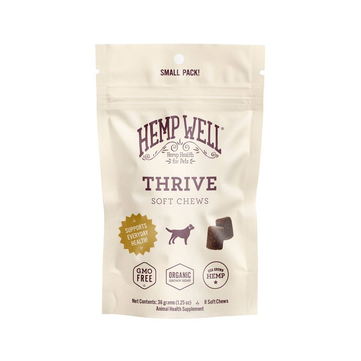 Hemp Well - Wholesale Pet Supplement - Dog - Hemp Well Thrive Dog Soft Chews10