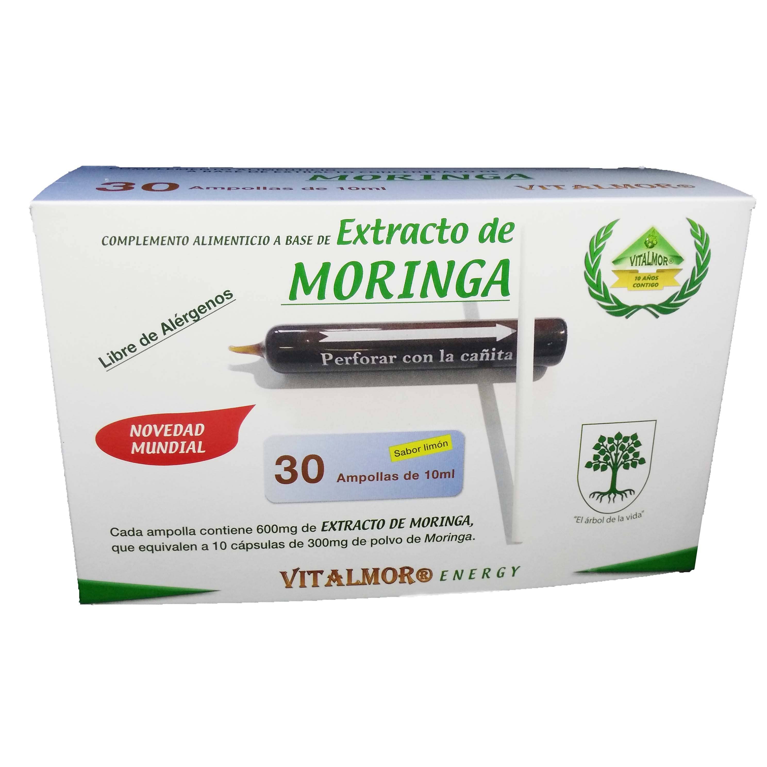 VITALMOR - Venta al por mayor Suplementos/vitaminas para beber - Ampollas de Moringa0
