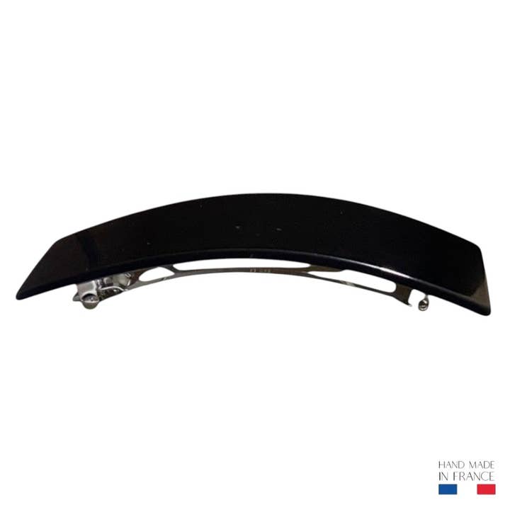 Pique et Pince - Wholesale Barrette - Women's - Hortance Black Hair Clip - Handmade in France2