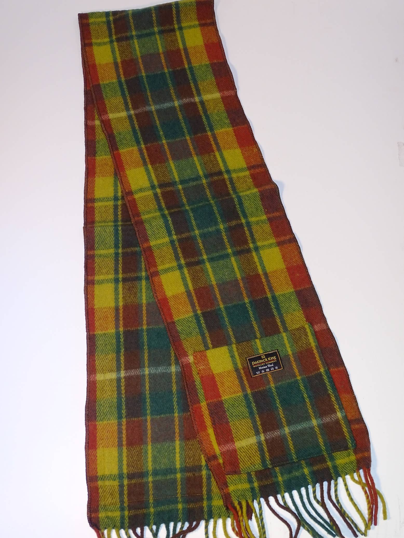 Patrick King Woollen Company - Wholesale Scarf - Men's - Canadian Rockies  Pocket Scarf2