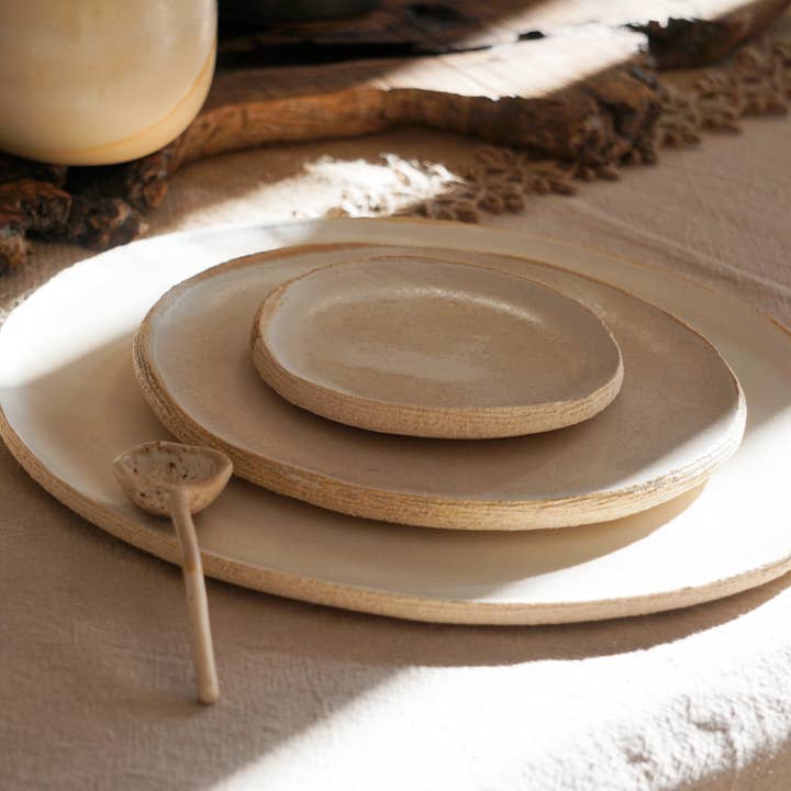 Ana Miranda Ceramics – wholesale Dinner plate – Ice plates. 12, 19 y 27 cm Ø