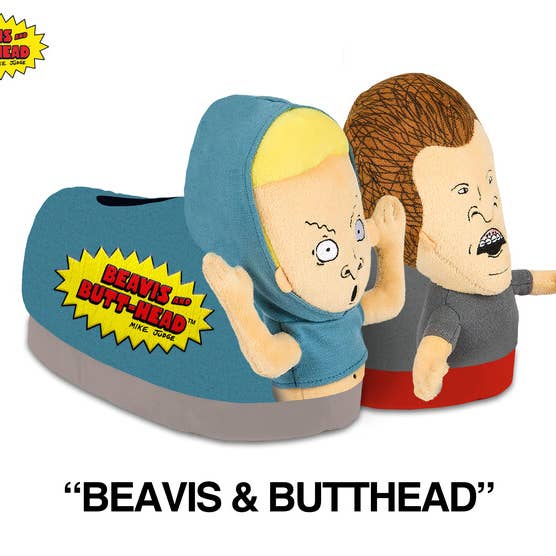 Odd Sox - Wholesale Slippers - Unisex - Beavis & Butthead - 3D Slippers Medium