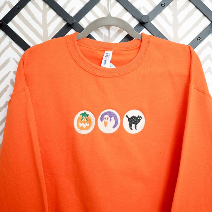 Little L Designs - Wholesale Sweatshirt - Unisex - Halloween Embroidered Sweatshirts2