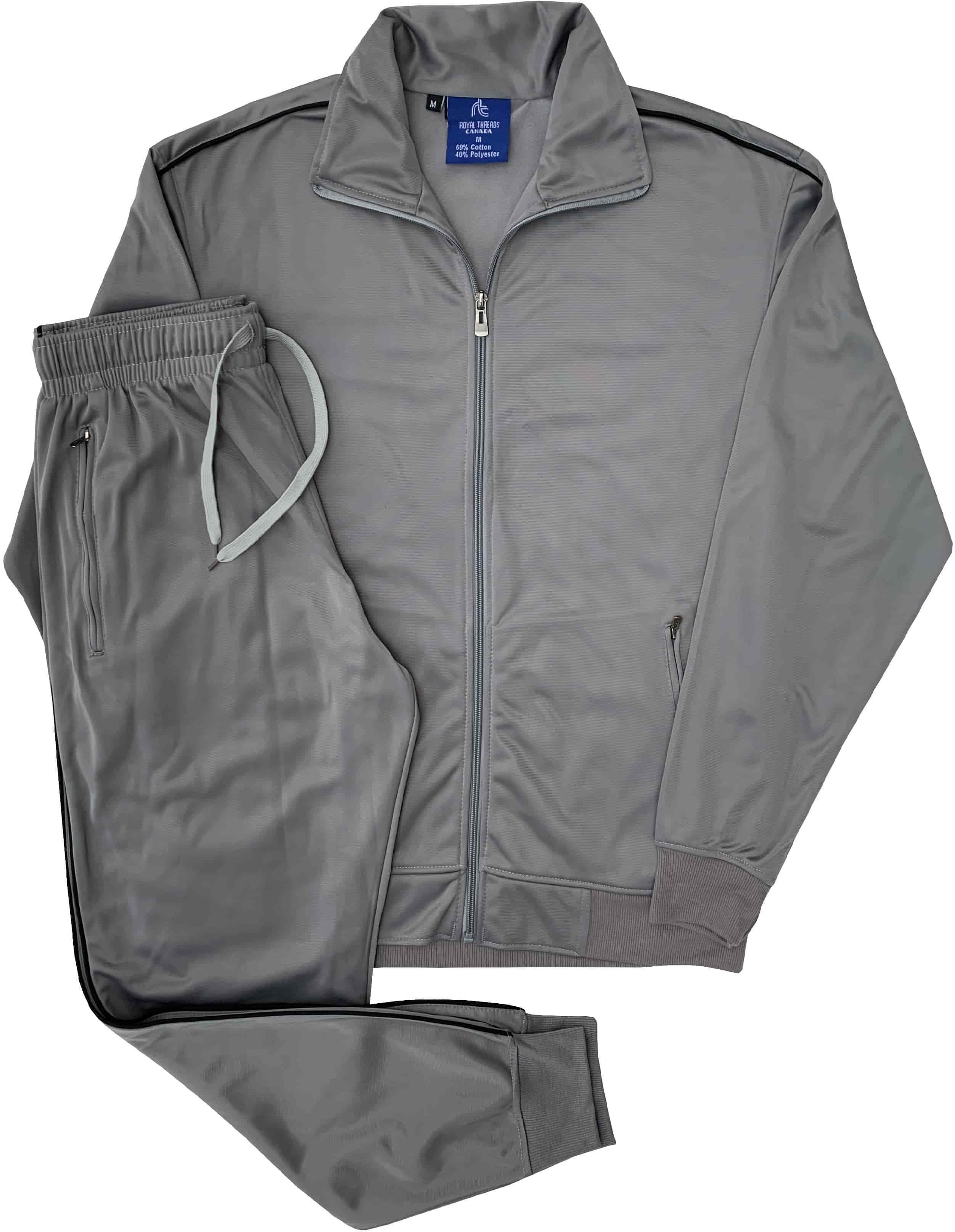 Royal Threads - Wholesale Tracksuit - Men's - Men's 2-piece Classic Solid Plain Jogger Tracksuit7