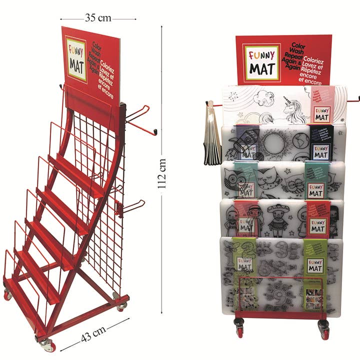 Funny Mat metal floor display for wholesale by Funny Mat