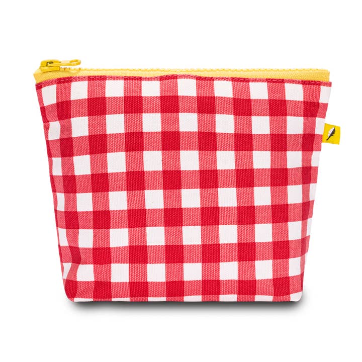 Fecho Pequeno - Vermelho Gingham por atacado de Fluf