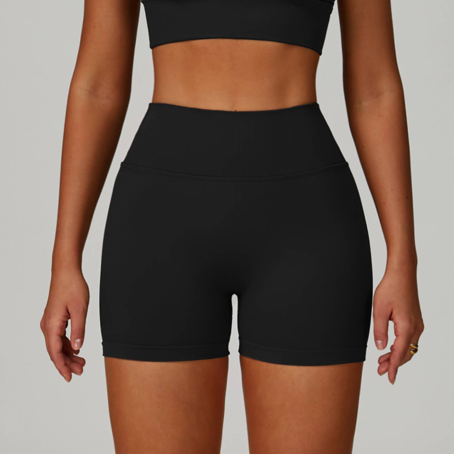 Crave by FW - Wholesale Athletic Shorts - Women's - V Back High Waist Biker Short3
