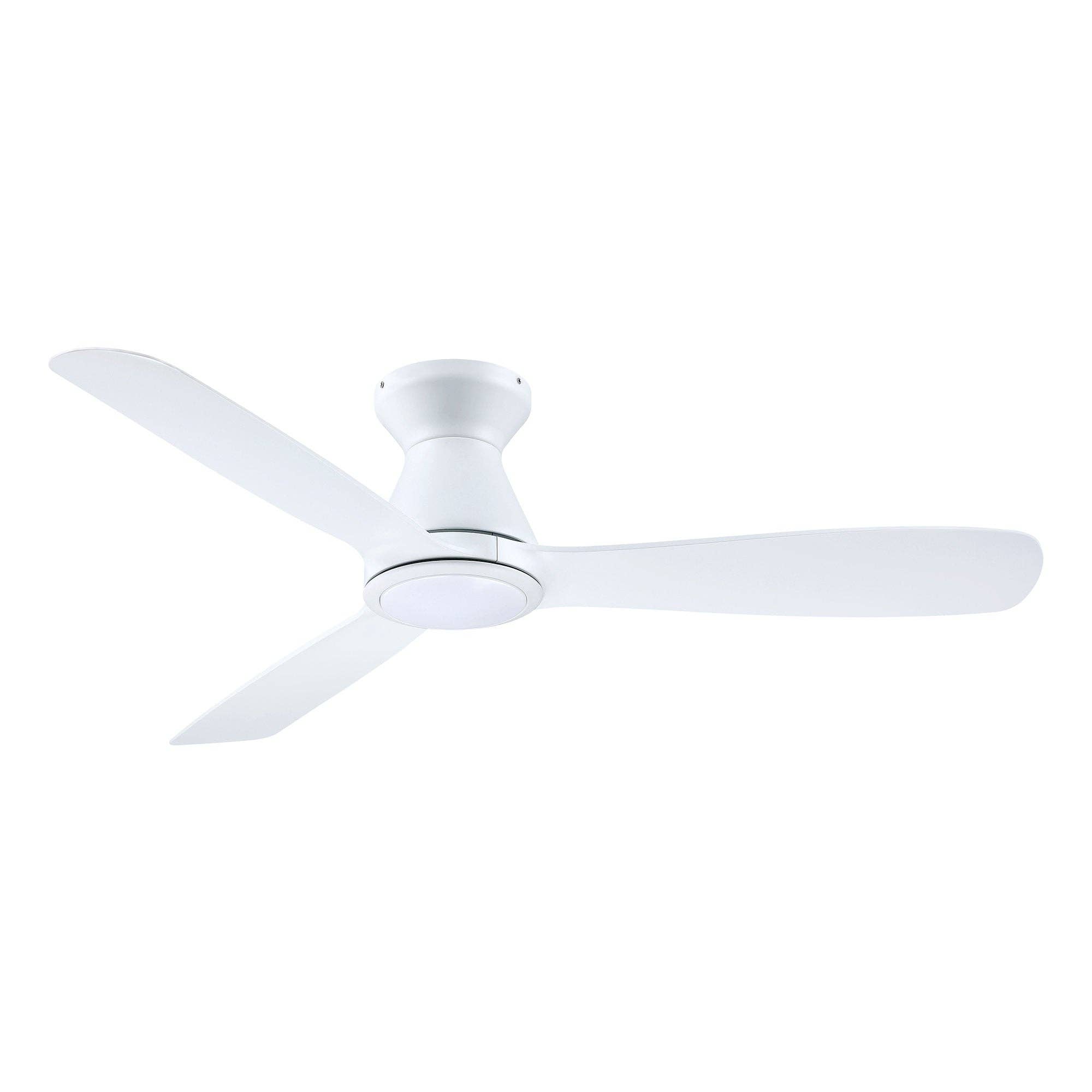 Brio Lighting - Wholesale Ceiling Fan - Royal Gust Modern 52" White Flush Mount  LED Ceiling Fan4