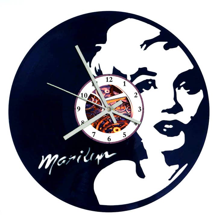 Vinyl Record Clock - Marilyn Monroe for wholesale by Broken Record