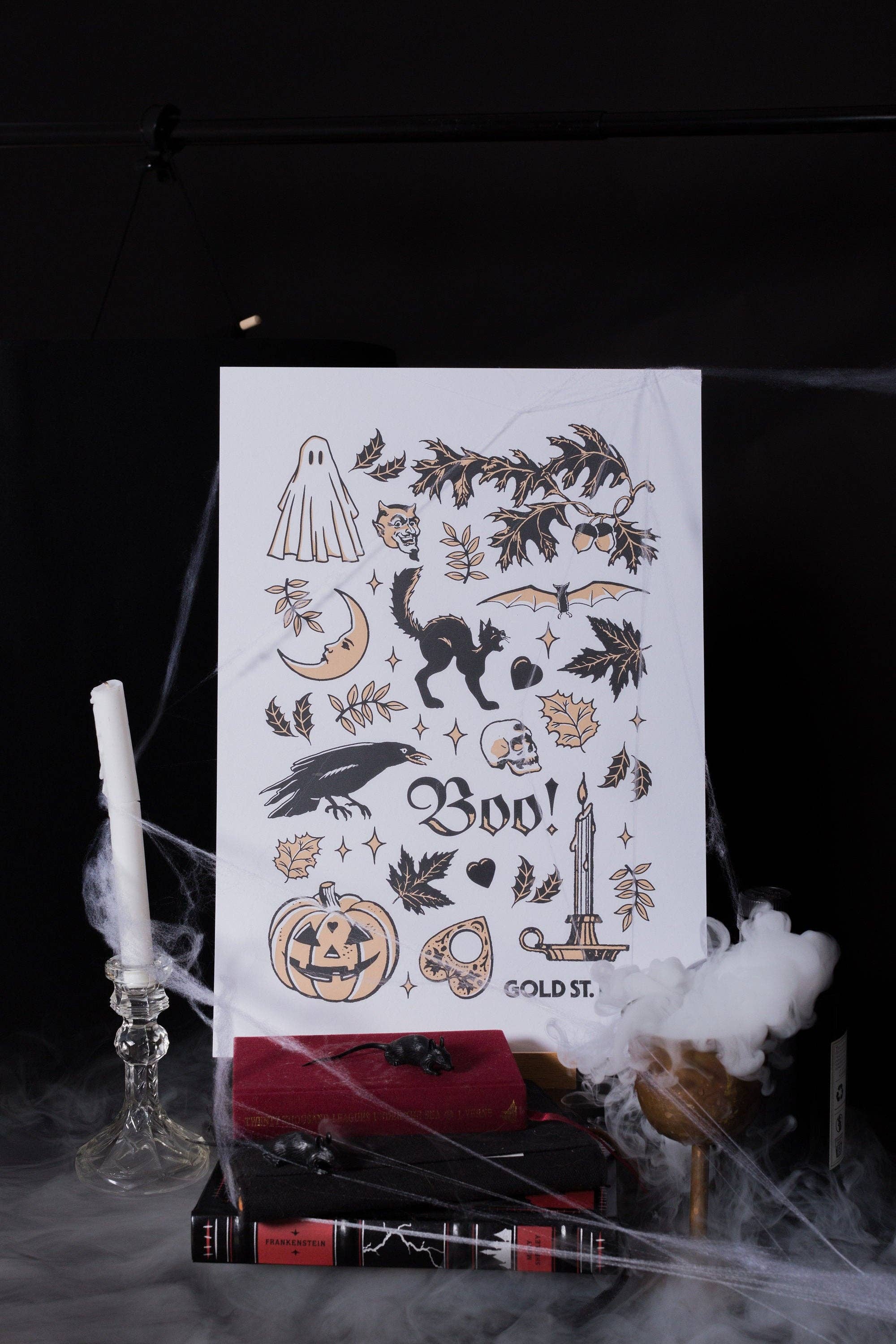 Gold St. Press – Großhandel Kunstdruck – Halloween Flash Kunstdruck1