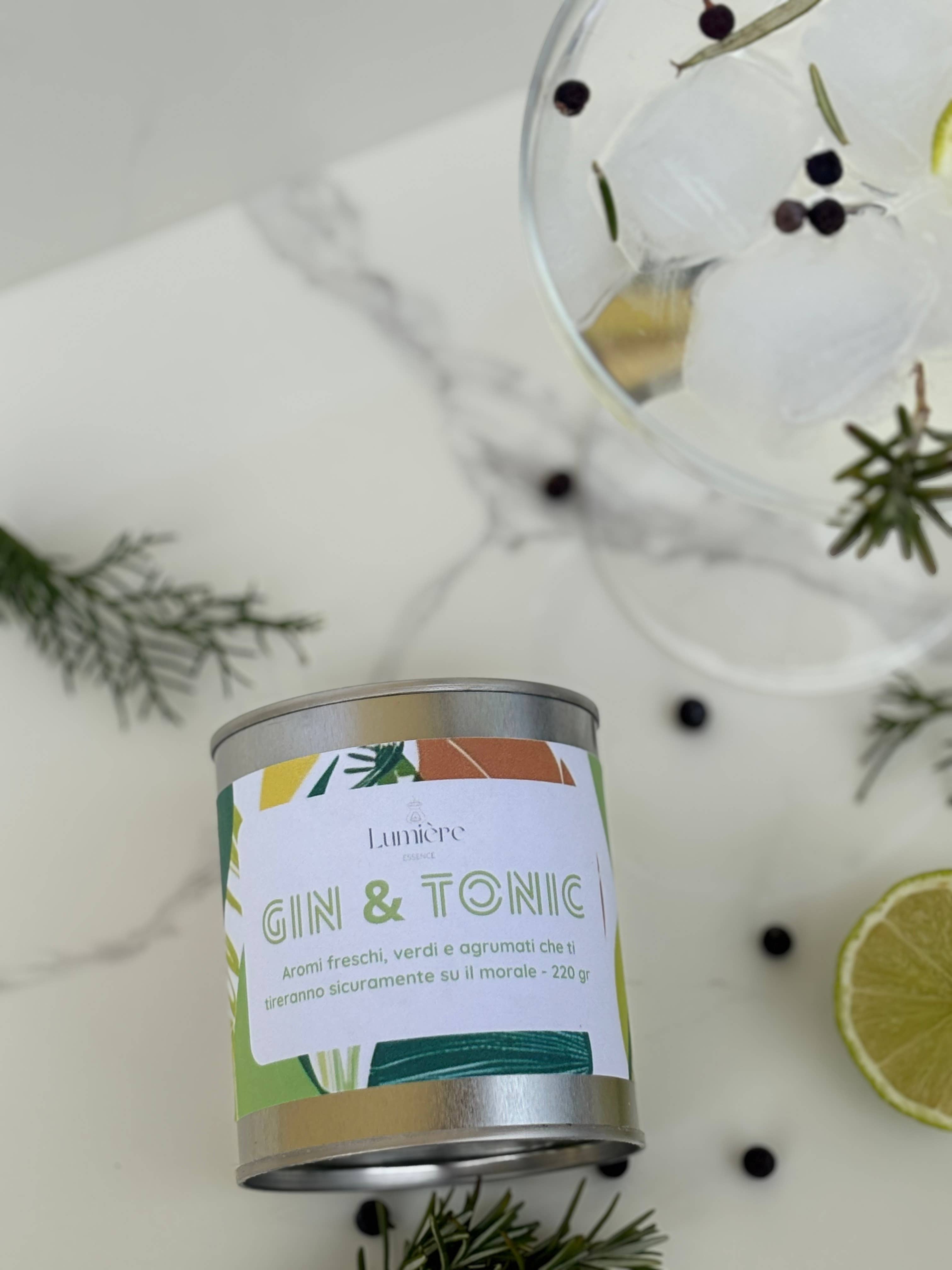 Kit Little Garden - Wholesale Jar/Filled Candle - Natural Candle – Gin & Tonic | Lumière Essence6