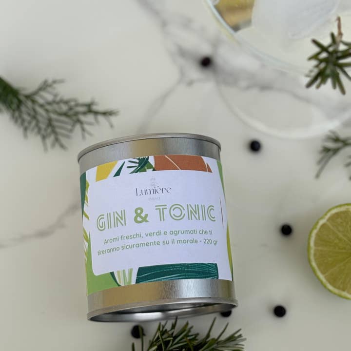 Kit Little Garden - Wholesale Jar/Filled Candle - Natural Candle – Gin & Tonic | Lumière Essence6
