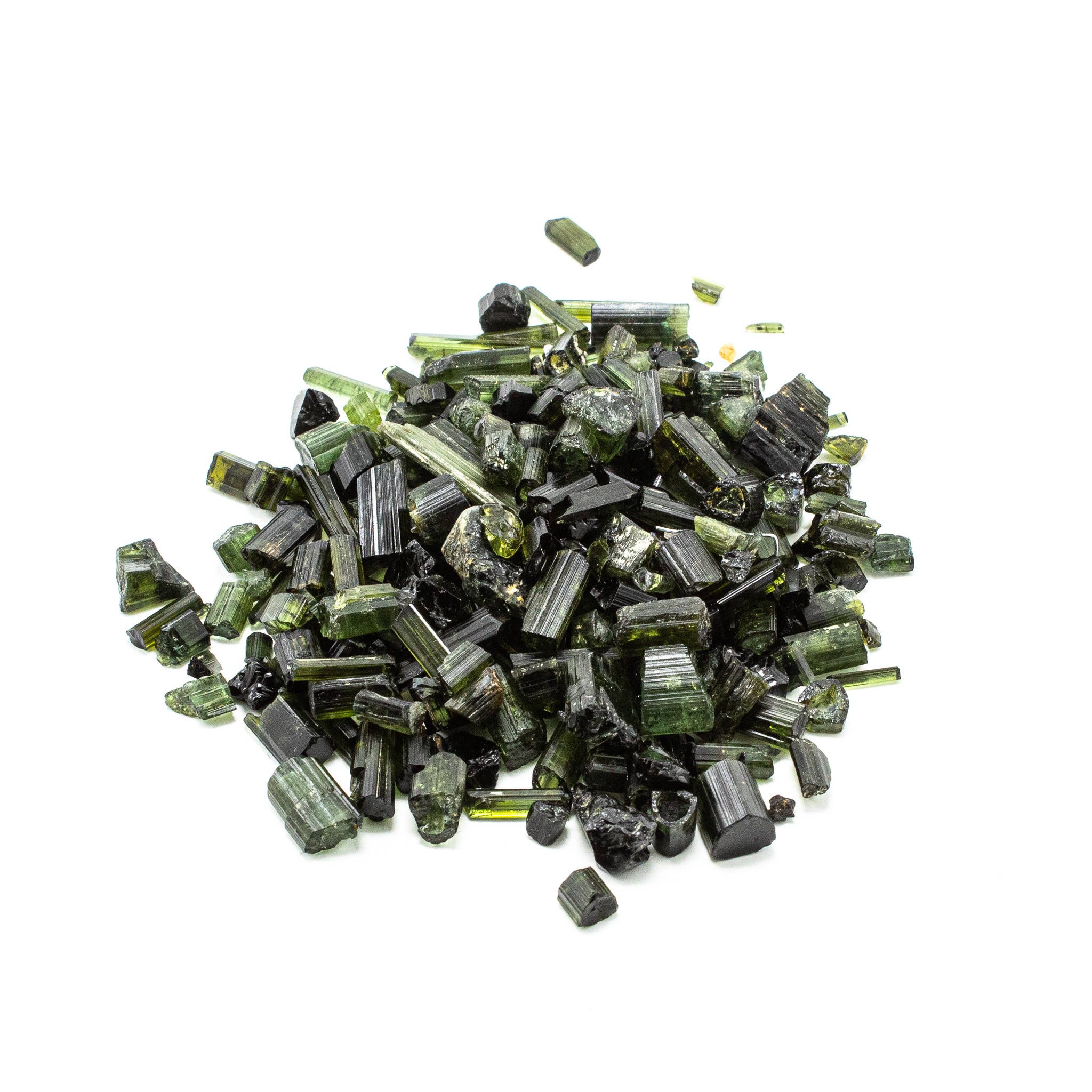 Quasar Gems USA - Vente Pierre et cristal de spiritualité - Cristaux bruts de tourmaline verte au gramme