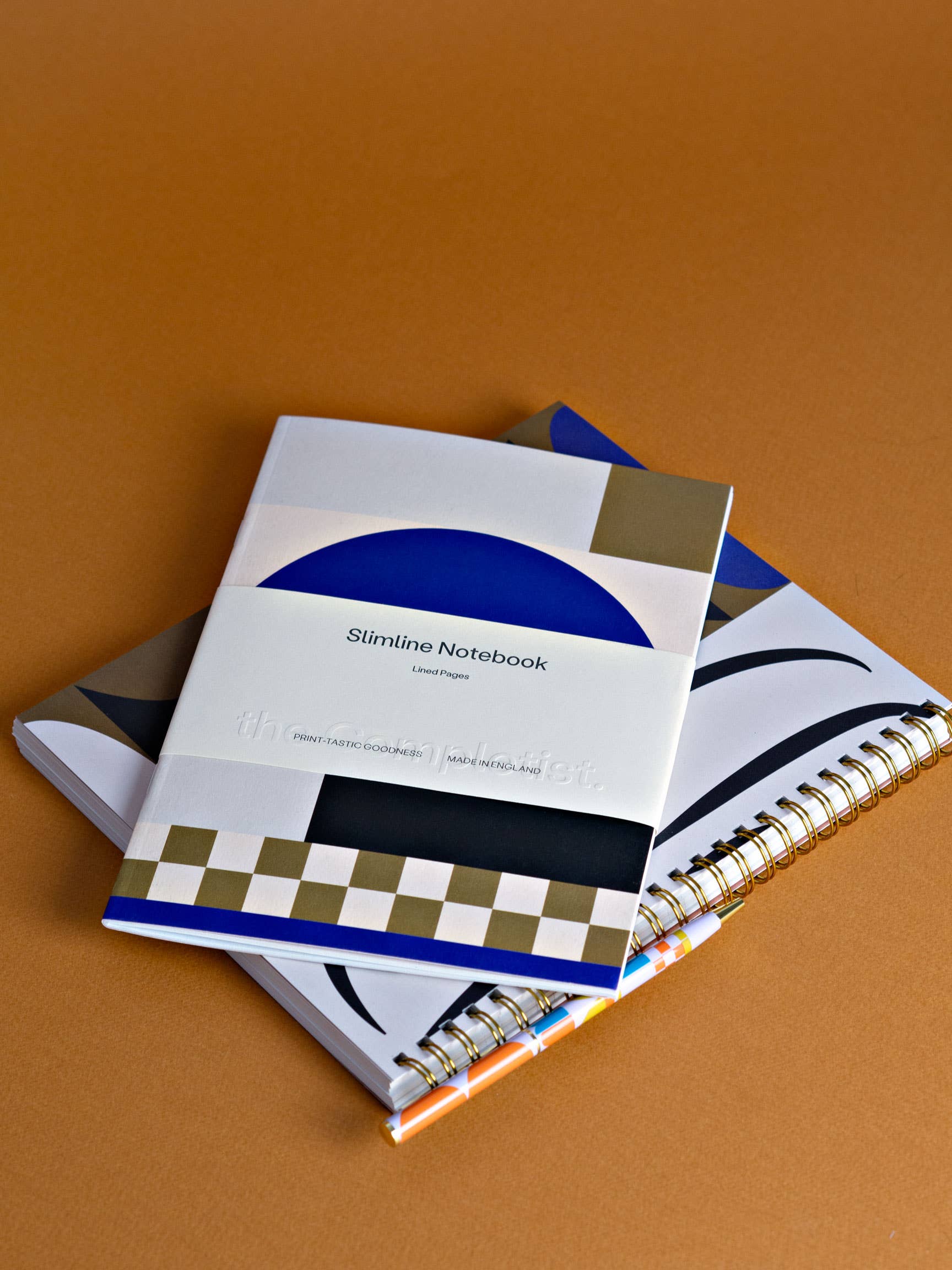 The Completist (No duties on USA orders!) - Wholesale Notebook - Ginger Slimline Notebook5