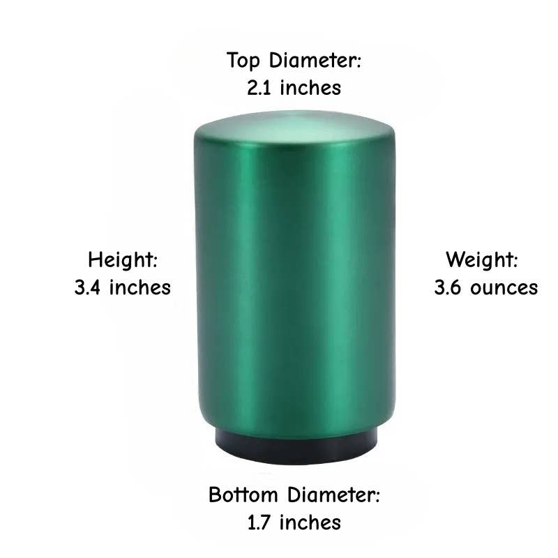 Otterware – wholesale Flask-/vinöppnare – Automatisk tryck-ner kapsylöppnare (rostfritt stål)7